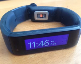 Das Microsoft Fitness Band